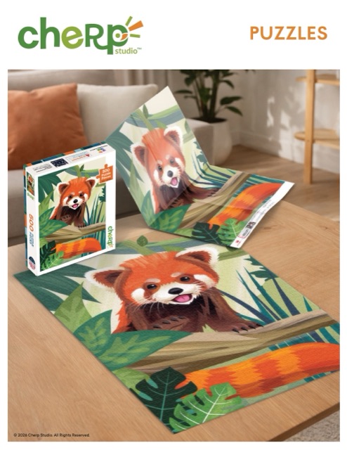 Edgewood Puzzles 2026 Cherp Studio catalog cover